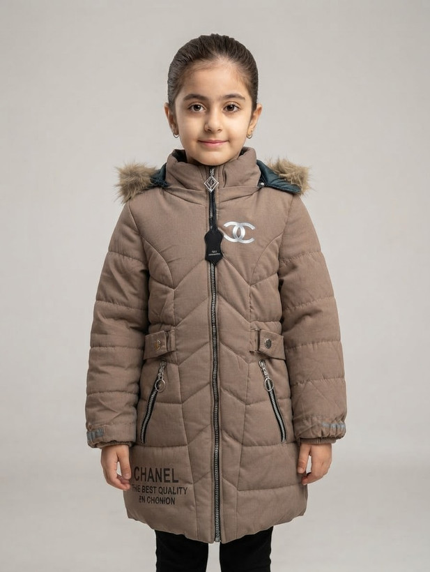 کاپشن دخترانه زمستانی طرح CHANEL