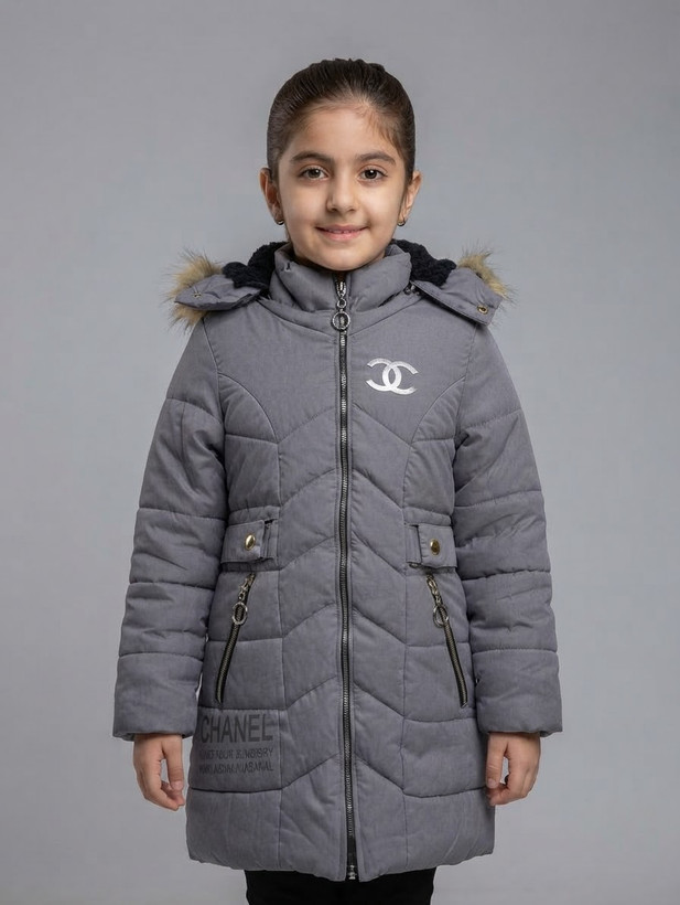 کاپشن دخترانه زمستانی طرح CHANEL